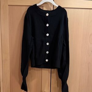 Wilfred black Button-Up Women's Sweater